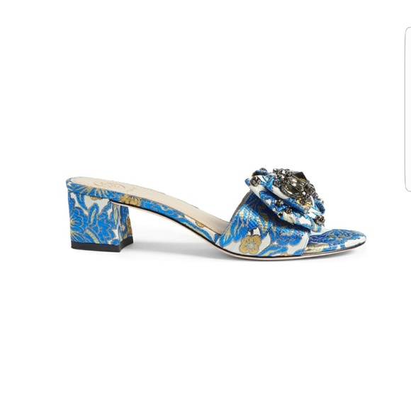 TORY BURCH Valentina Embellished Bow Slide Sandal - Picture 4 of 13
